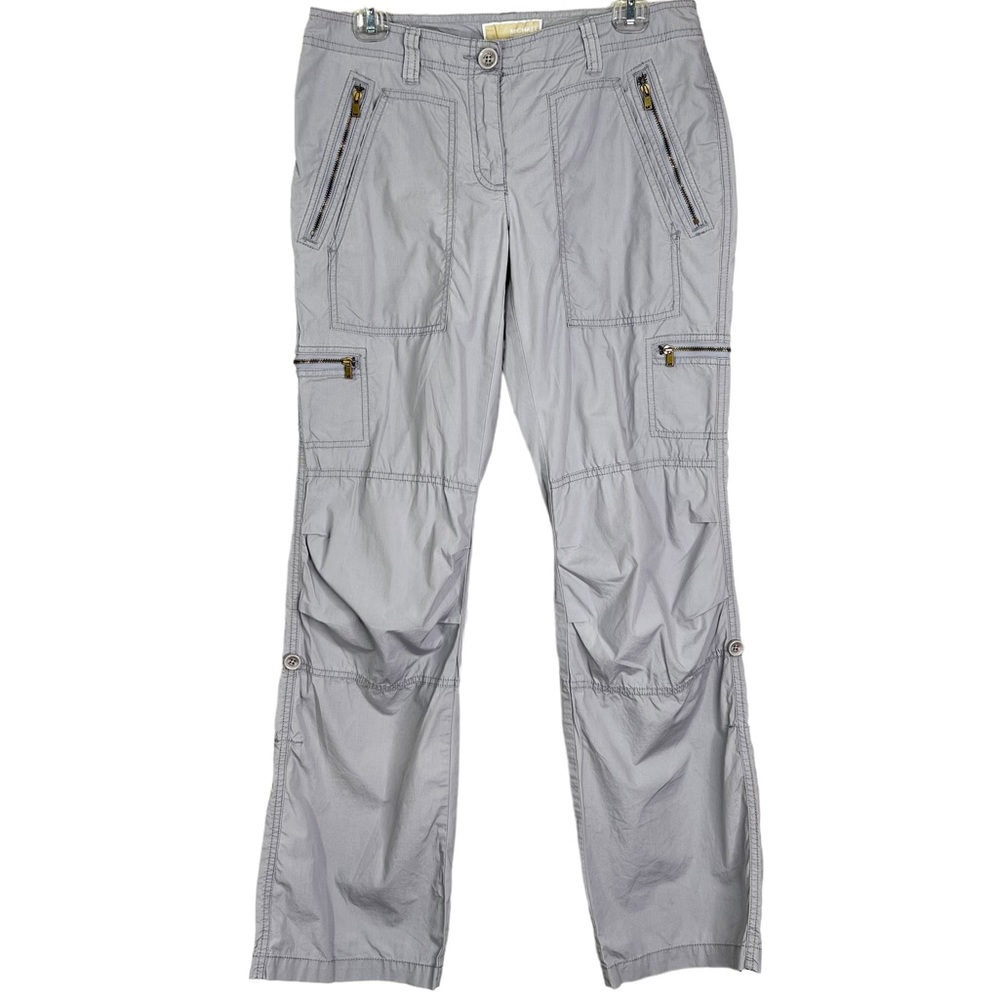 MICHAEL Michael Kors Lightweight Convertible Straight Leg Pants Grey Women’s 6
